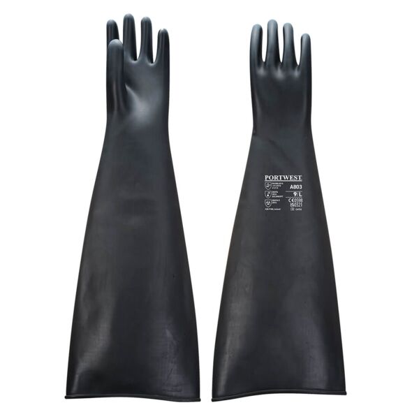 Heavyweight Latex Rubber Gauntlet 600mm Thumbnail
