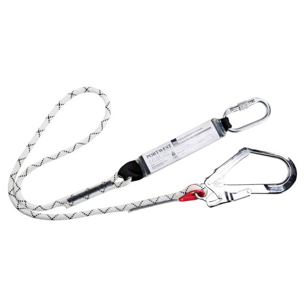 FP56 Single Kernmantle 1.8m Lanyard With Shock Absorber Thumbnail