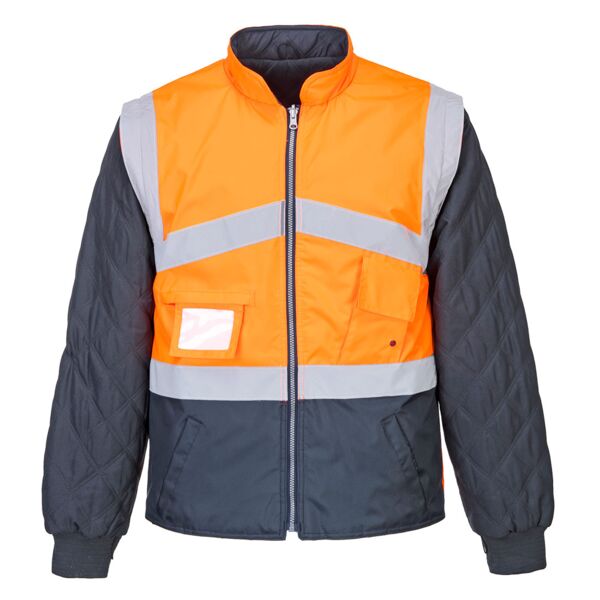 Hi-Vis Breathable 2-in-1 Contrast Reversible Jacket  Thumbnail