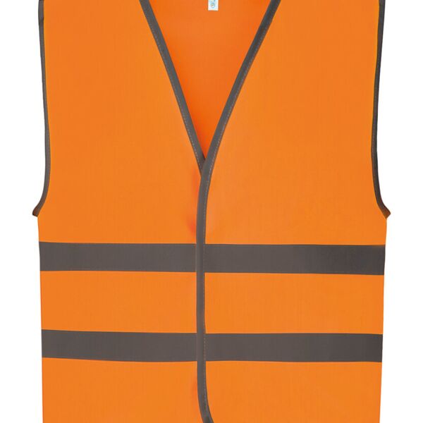Hi-vis reflective border kids waistcoat (HVW102CH) Thumbnail