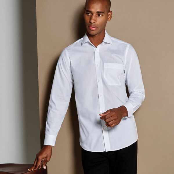 Poplin shirt long-sleeved (tailored fit) Thumbnail