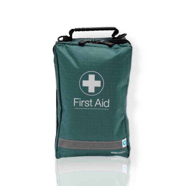  Blue Dot Travel First Aid Kit in Green Bag Thumbnail