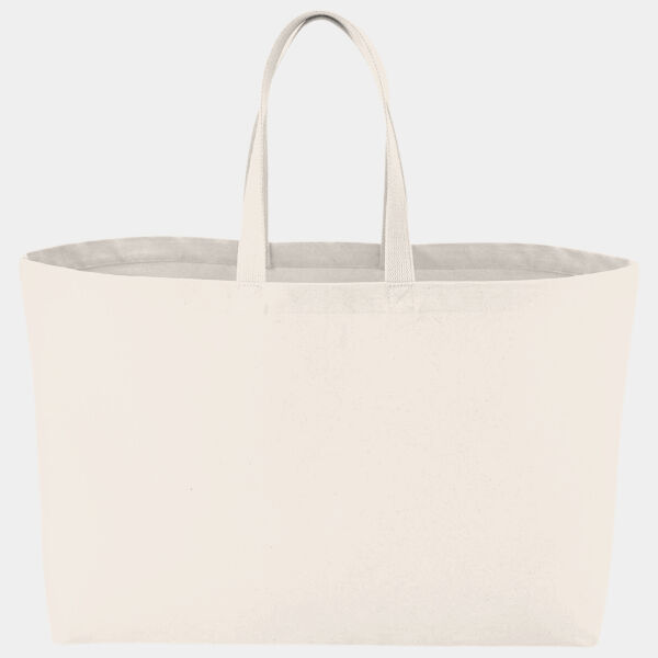 WM696 Oversized canvas tote bag Thumbnail