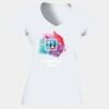 Softstyle® Ladies' V-Neck T-Shirt Thumbnail